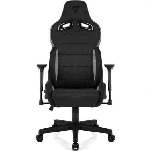 SENSE7 Sentinel Silla Gaming de Tela Ergonómico Ajustable Soporte Lumbar Negra/Gris