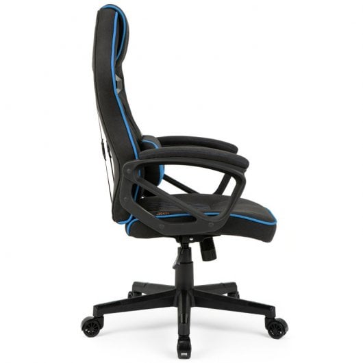Silla Gaming Sense7 Knight Tela Negra Y Azul