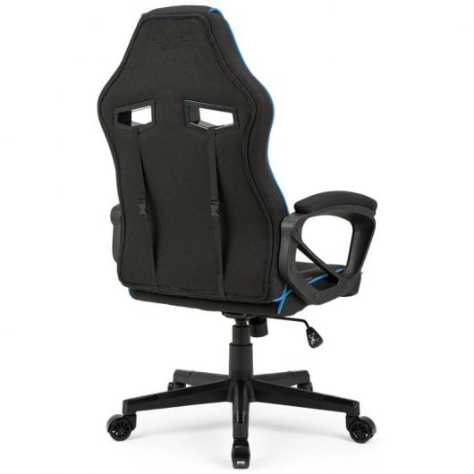 Silla Gaming Sense7 Knight Tela Negra Y Azul