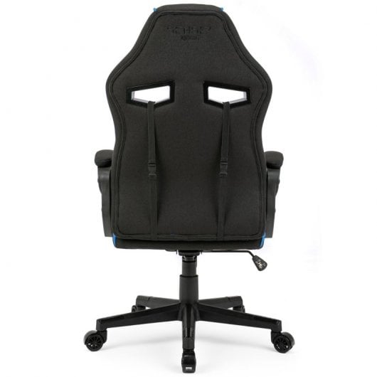 Silla Gaming Sense7 Knight Tela Negra Y Azul