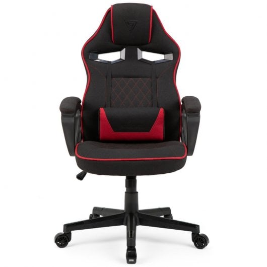 Sense7 Knight Tela Silla Gaming Negra/Roja