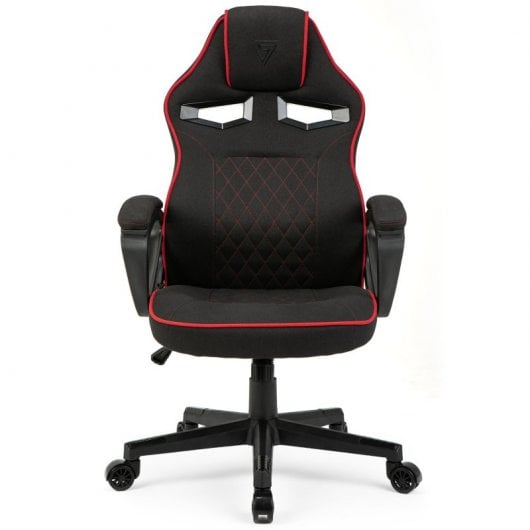 Sense7 Knight Tela Silla Gaming Negra/Roja