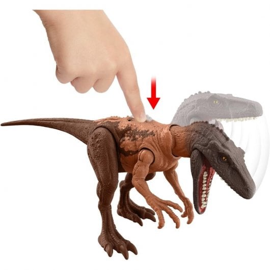 Mattel Jurassic World Dinosaurio de Juguete Herrerasaurus Mordida de Ataque