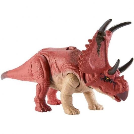 Mattel Jurassic World Dinosaurio de Juguete Diabloceratops Rugido Salvaje