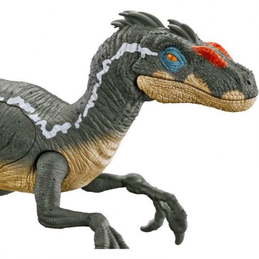 Mattel Jurassic World Dinosaurio de Juguete Epic Attack Velocirraptor