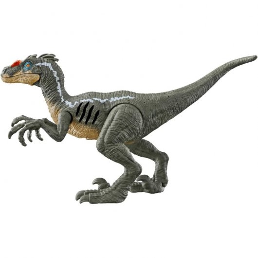 Mattel Jurassic World Dinosaurio de Juguete Epic Attack Velocirraptor