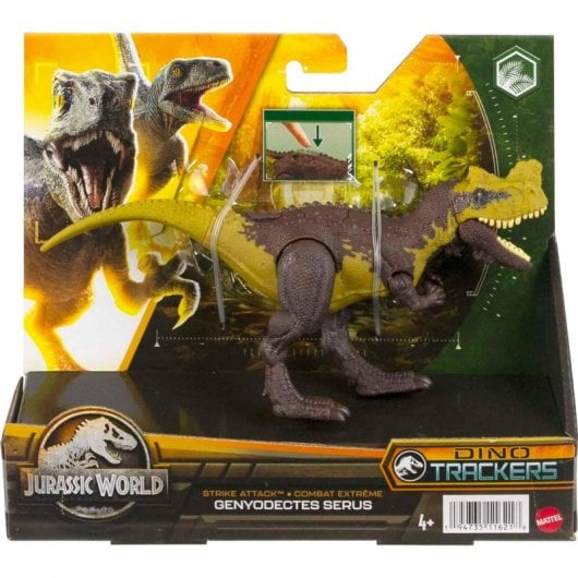 Mattel Jurassic World Dinosaurio de Juguete Genyodectes Mordida de Ataque