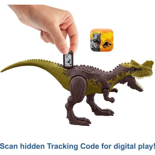 Mattel Jurassic World Dinosaurio de Juguete Genyodectes Mordida de Ataque