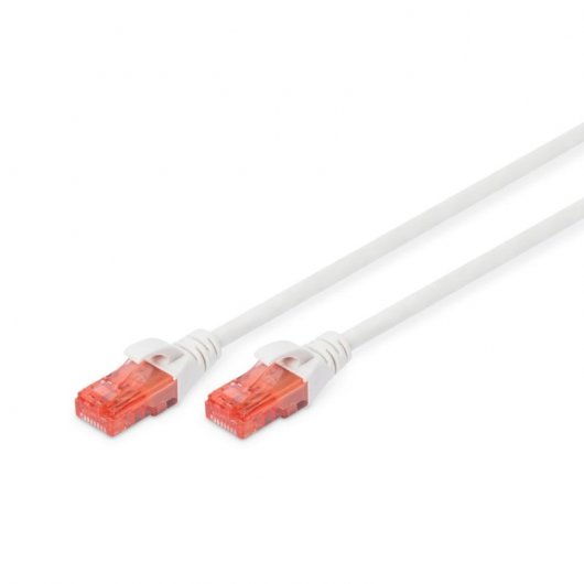 Cabo de Rede Digitus RJ-45 Cat. 6 U/UTP LSZH 3m Branco