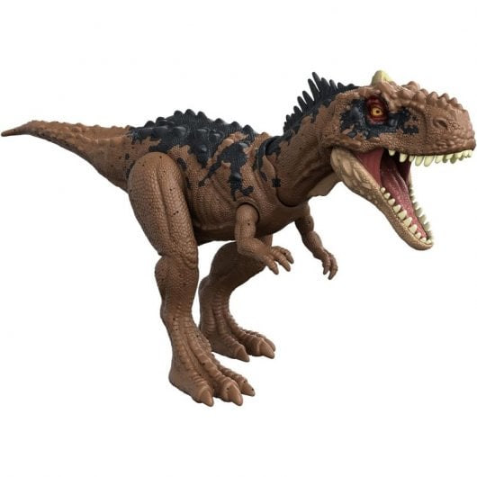 Mattel Jurassic World Dinosaurio de Juguete Rajasaurus Ruge y Ataca