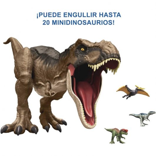 Mattel Jurassic World T-Rex Super Colosal Dinosaurio Articulado 60cm