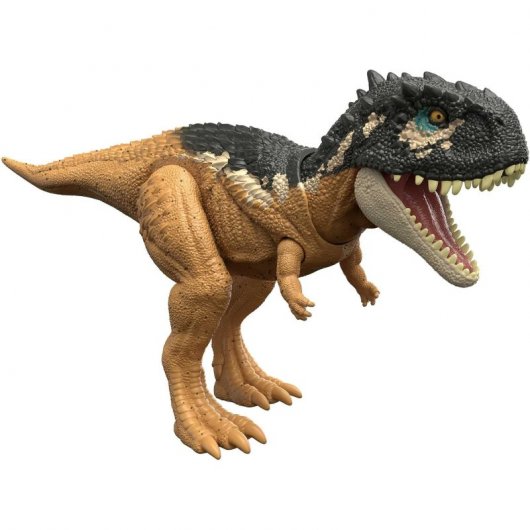 Brinquedo de dinossauro Mattel Jurassic World Skorpiovenator ruge e ataca