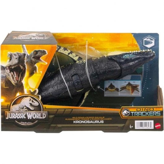 Mattel Jurassic World Dinosaurio de Juguete Kronosaurus Rugido Salvaje