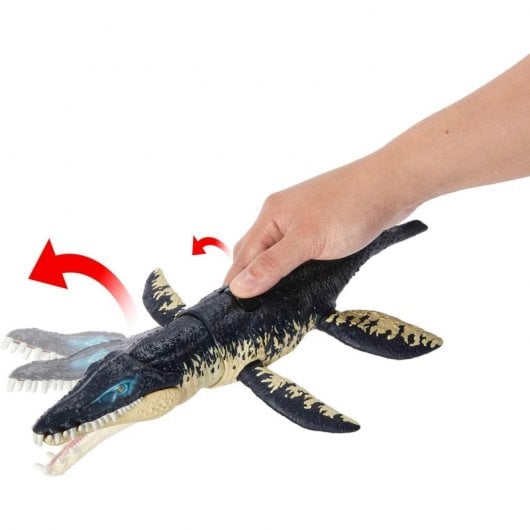 Mattel Jurassic World Dinosaurio de Juguete Kronosaurus Rugido Salvaje