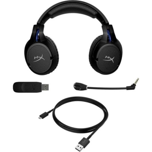 Auriculares HyperX Cloud Flight Inalámbricos 2.4 GHz Gaming Cancelamento Ruído Microfone Preto