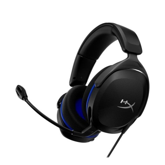 Auriculares HyperX Cloud Stinger 2 Core com fio Jack 3,5 mm Gaming com microfone Cancelamento de Ruído Preto e Azul