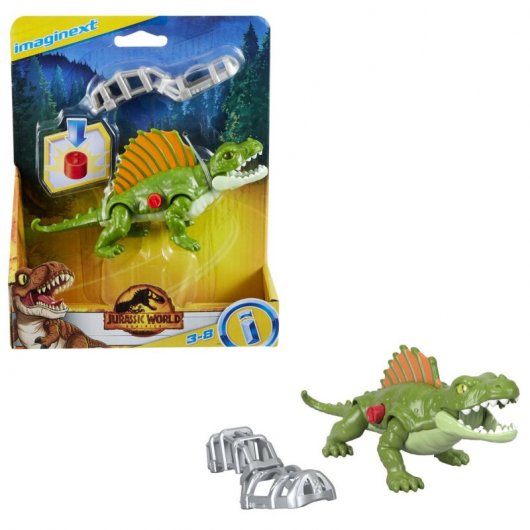 Lot De 5 Figurines Jurassic World Dominion - Velociraptor, Dimetrodon Et Plus - Playmates Toys