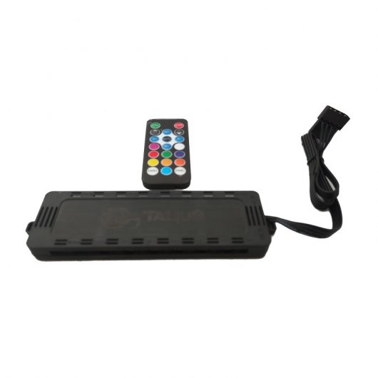 Kit d'unité de contrôle Talius Iris Spectrum ARGB + 9 ventilateurs supplémentaires 120 mm noir