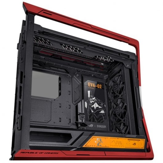 ASUS GR701 ROG HYPERION EVA-02 Edition Cristal Templado USB-C ARGB Roja