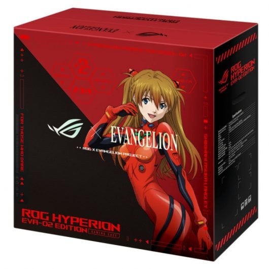 ASUS GR701 ROG HYPERION EVA-02 Edition Cristal Templado USB-C ARGB Roja
