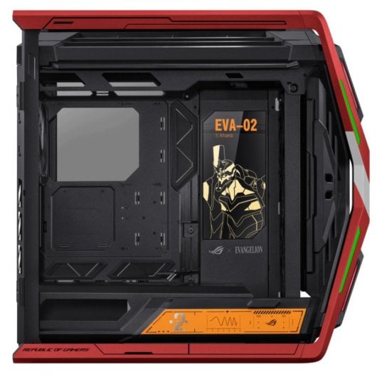 ASUS GR701 ROG HYPERION EVA-02 Edition Cristal Templado USB-C ARGB Roja