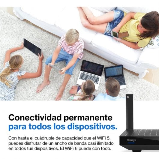 Router wireless Linksys Hydra 6 Mesh WiFi 6 doppia banda