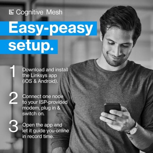 Linksys Velop Pro 6E Sistema Mesh WiFi 6E True Tri-Band