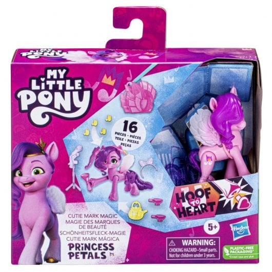 Hasbro Original My Little Pony Marca de Belleza Mágica Figura Princesa Pipp Petals
