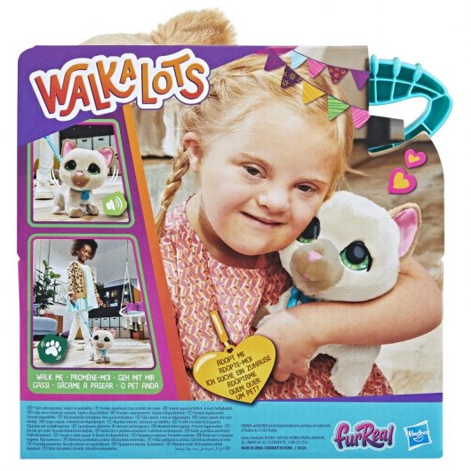 Hasbro Original Furreal Friends Gatita Walkalots Mascota Maxi Paseos