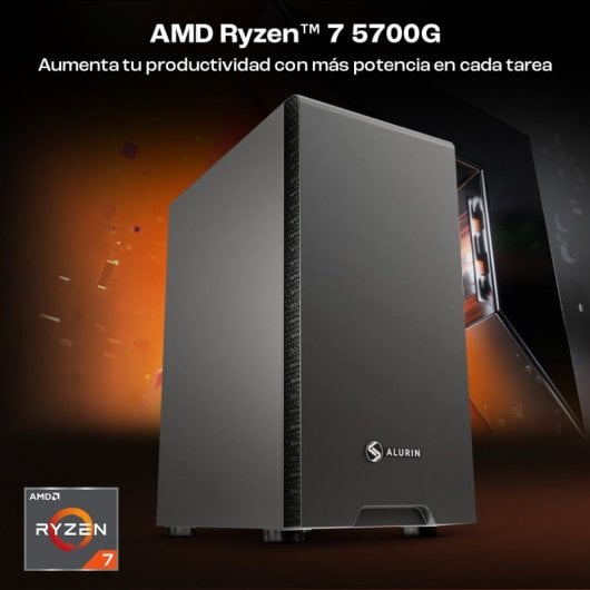 PcCom Work AMD Ryzen 7 5700G/16GB/500GB SSD + Windows 11 Home