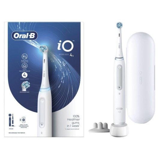 Oszillierende Zahnbürste Oral-B iO 4 4 Modi Drucksensor Bluetooth Reiseetui