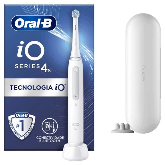 Oszillierende Zahnbürste Oral-B iO 4 4 Modi Drucksensor Bluetooth Reiseetui