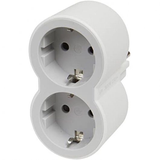 Legrand Adaptador 2x Schuko Blanco