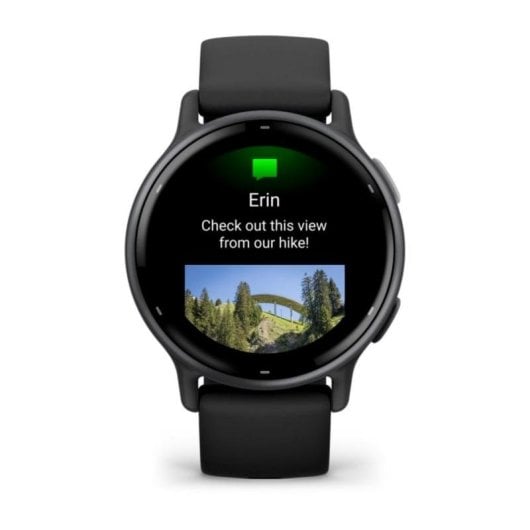 Garmin Vivoactive 5 Bluetooth GPS 42mm AMOLED Preto 4GB Body Battery 5ATM SpO2