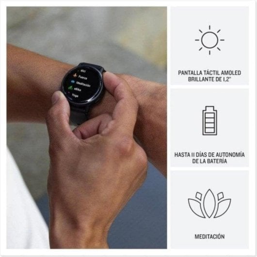 Garmin Vivoactive 5 Bluetooth GPS 42mm AMOLED Preto 4GB Body Battery 5ATM SpO2