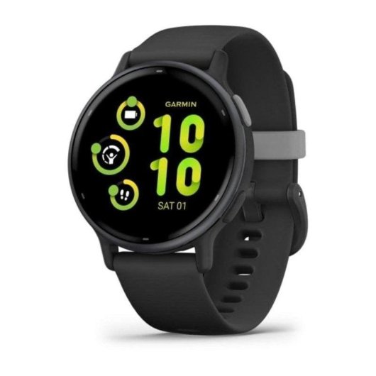 Garmin Vivoactive 5 Bluetooth GPS 42mm AMOLED Preto 4GB Body Battery 5ATM SpO2