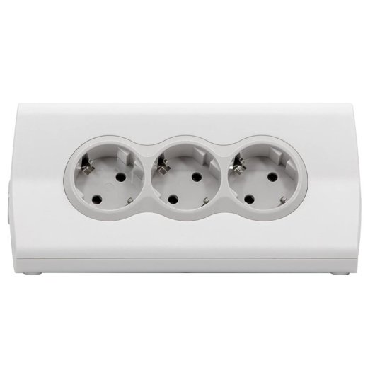 Multiprise Legrand 3 x Schuko + 2x USB avec support tablette 1,5 m Blanc