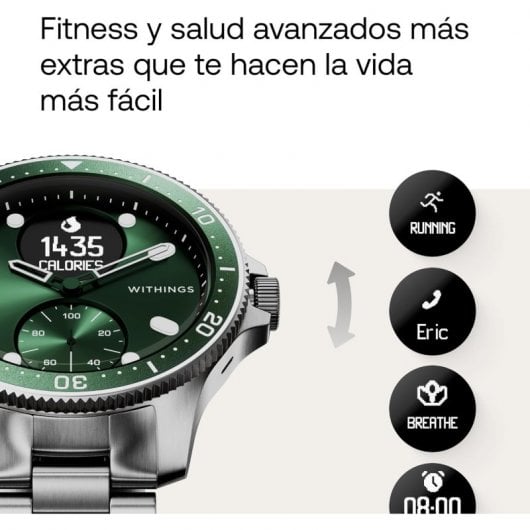 Withings Scanwatch Horizon Smartwatch 43mm Verde
