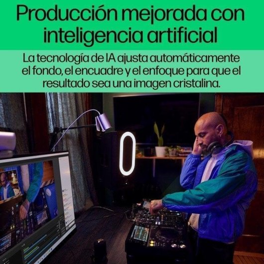 HP 960 Webcam 4K UltraHD 2160p para Streaming Plata