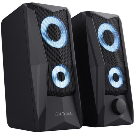 Altavoces Trust GXT 606 JAVV 2.0 alámbricos 12W con iluminación RGB