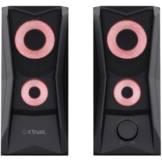 Altavoces Trust GXT 606 JAVV 2.0 alámbricos 12W con iluminación RGB