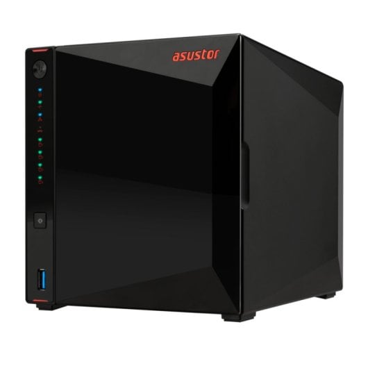 Asustor AS5404T Servidor de Almacenamiento NAS Ethernet Negro