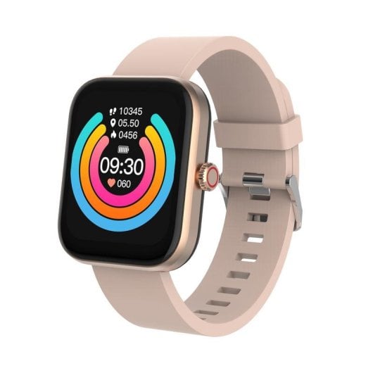 DCU Los Angeles Bluetooth 44,5mm TFT Ouro Rosa Correa Nylon e Silicone Tamanho Único IP67 SpO2 Pulso Sono