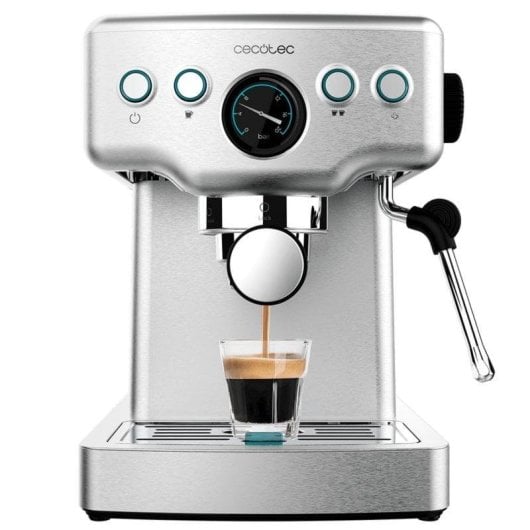 Cafetera Barista Cecotec Power Espresso 20 Barista Mini 1,8L 20 bares con manómetro y vaporizador