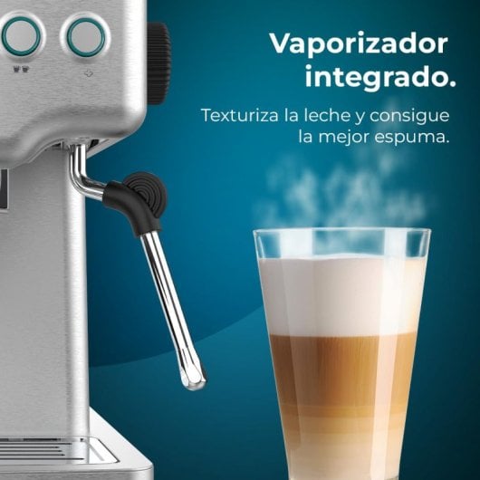 Cecotec Power Espresso 20 Barista Mini Caffettiera Espresso con nanometri 20 bar in acciaio inossidabile