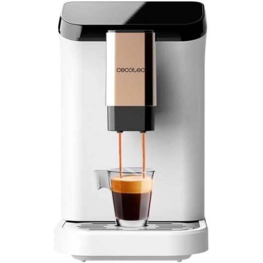 Cecotec Cremmaet Macchia White Rose Caffettiera Espresso Superautomatica con Macinacaffè Bianco/Rosa