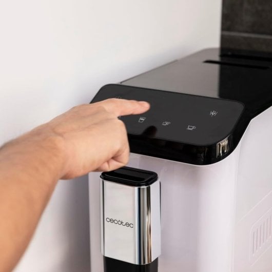 Cecotec Cremmaet Macchia White Caffettiera Espresso Superautomatica con Macinacaffè 19 Barre Bianca