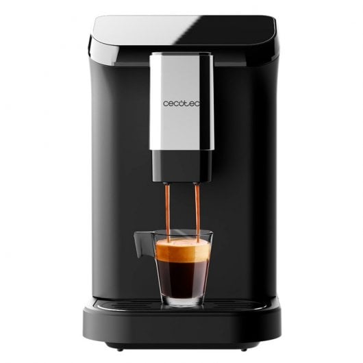 Cecotec Cremmaet Macchia Black Superautomatische Espressomaschine mit Mahlwerk, 19 Riegel, Schwarz