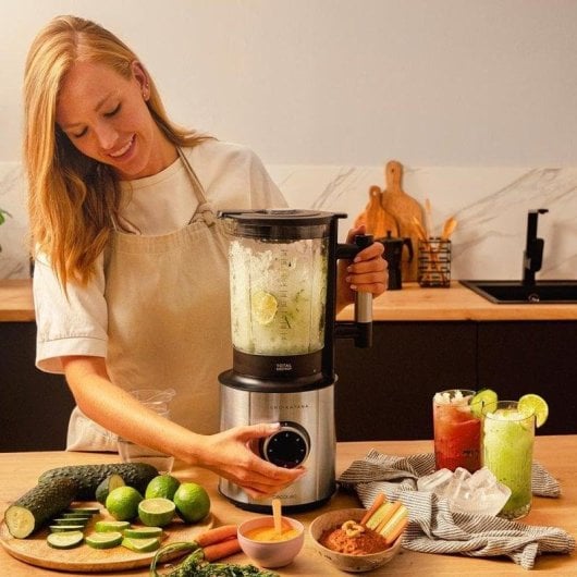 Licuadora Cecotec Grand Katana 2700Max Total Destroy B 2700W 1,8L Vidro Preto