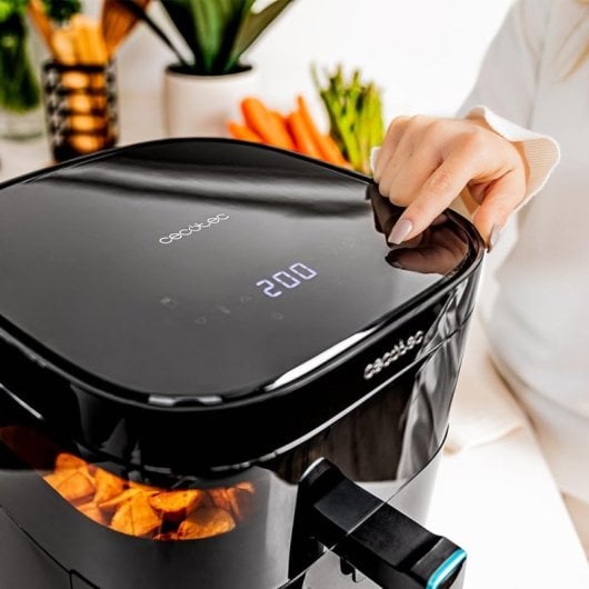 Cecotec Cecofry DuoHeat 6000 Freidora de Aire sin Aceite 6L 2200W Negra Reacondicionado